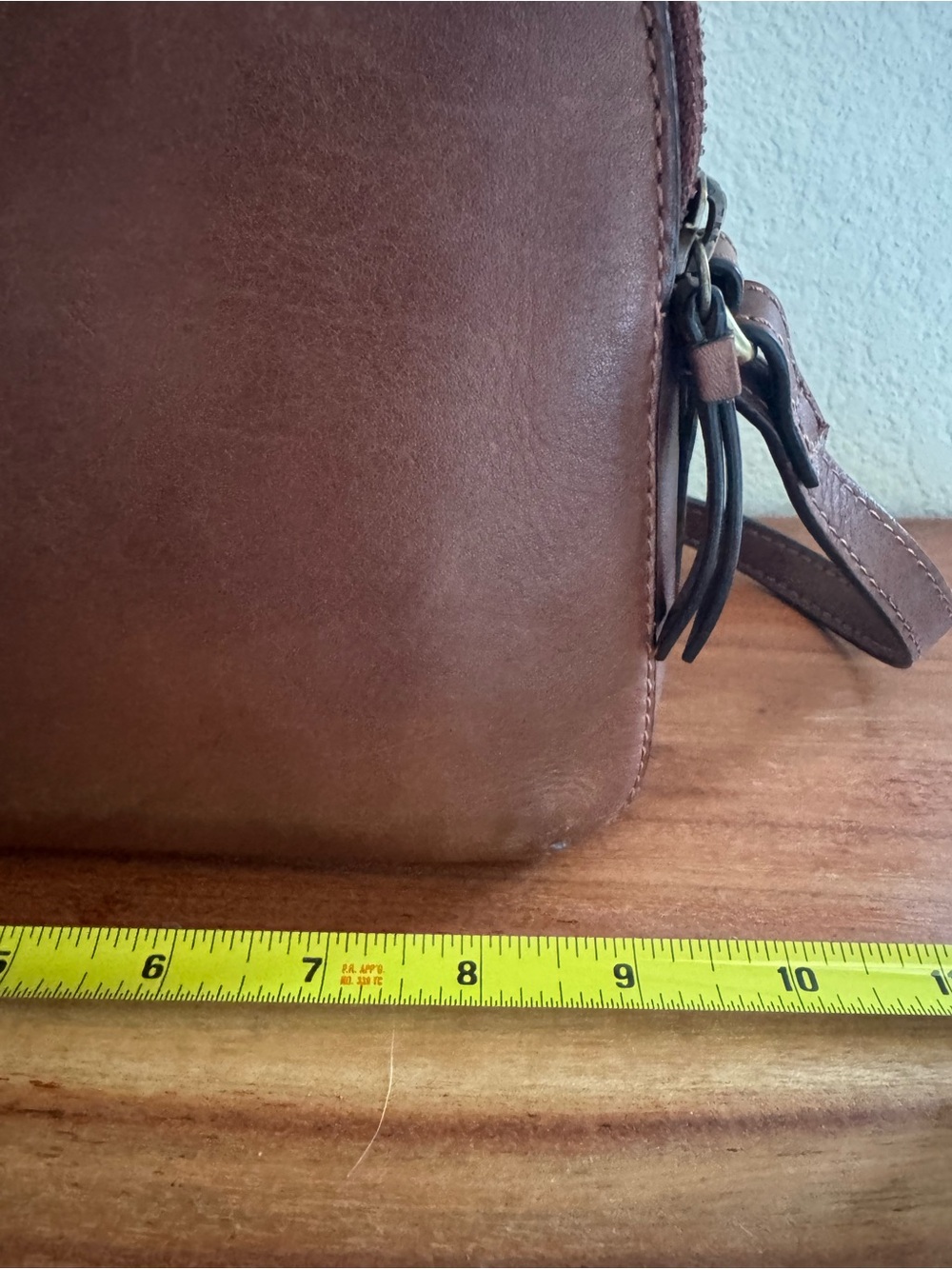 Brown Leather Crossbody - Picture 4 of 5